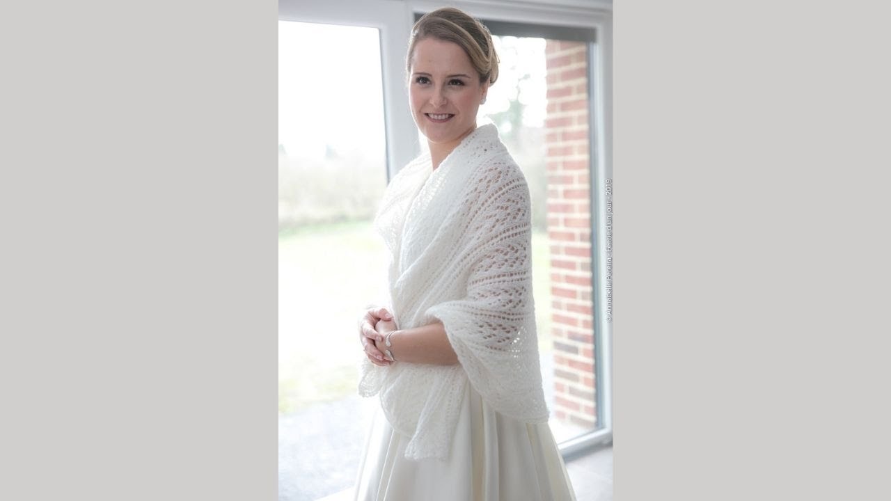 Un châle de dentelle au tricot - La grenouille Tricote