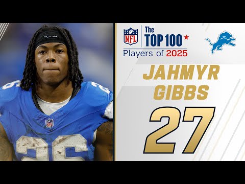 27: Jahmyr Gibbs (RB, Lions) | Top 100 Players of 2025