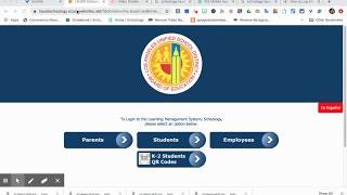 HOW TO SIGN IN TO LAUSD SCHOOLOGY THROUGH INTERNET AND THE APP