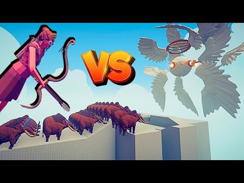 100X RANDOM UNITS ARMY vs POWERFUL CHARACTERS - Totally Accurate Battle Simulator TABS