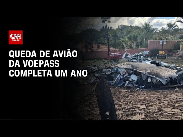 Acidente aéreo da Voepass completa um ano | CNN PRIME TIME