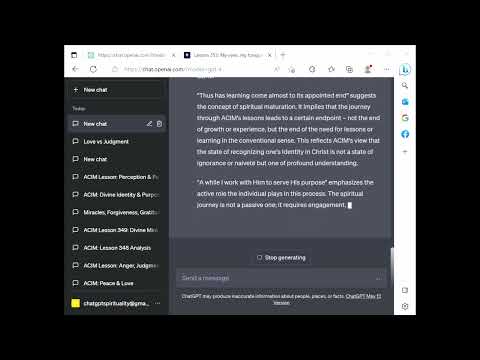 ChatGPT ACIM Lesson 353 - My eyes, my tongue, my hands, my feet today have but one purpose