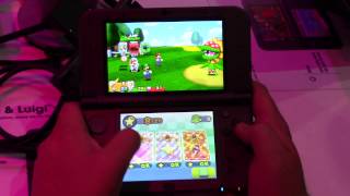 Mario & Luigi: Paper Jam - Petey Piranha Boss Fight w/ Direct Audio (E3 2015)