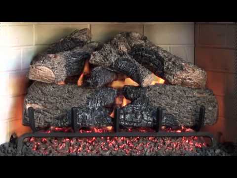 Peterson Charred Oak Gas Logs Video