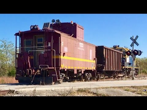 Caboose Remote Control, Railroad Switching At Quarry!  New Customer Loads Gravel, Train With Caboose Video