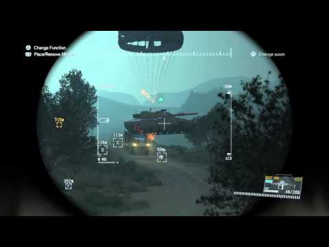 METAL GEAR SOLID V: MGSVOps Airdropping a Tank