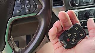 2017-2020 Chevy Tahoe and GMC Yukon key fob dead how to start