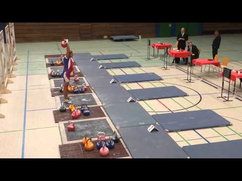 Anton Anasenko - Snatch 195 reps - 2014 IUKL World Championships (Hamburg)
