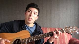 Bump of Chicken 友達の唄 (Tomodachi no Uta) GUITAR TUTORIAL - Part 1