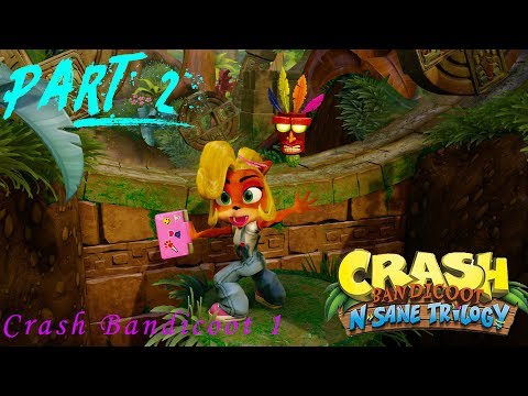 CRASH BANDICOOT N.SANE TRILOGY Gameplay Walkthrough Part 2 - CRASH BANDICOOT 1 (PS4)