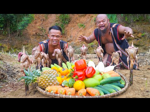 Whole Roasted Bird - Trap Net and Eat Roasted Birds of the Dwarf Tribe - Dwarf Food