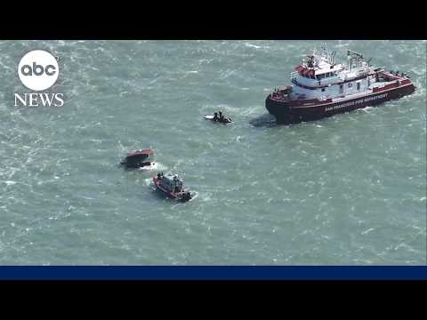Boat fire in San Francisco Bay