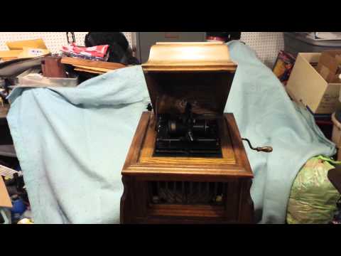 Edison Cylinder Roll Record Player