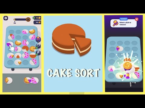 Cake Sort Puzzle 3D Gameplay Walkthrough | iOS & Android | by Lion Studios - YouTube