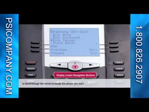 8x8 6755i VoIP Telphone Using the Corporate Directory