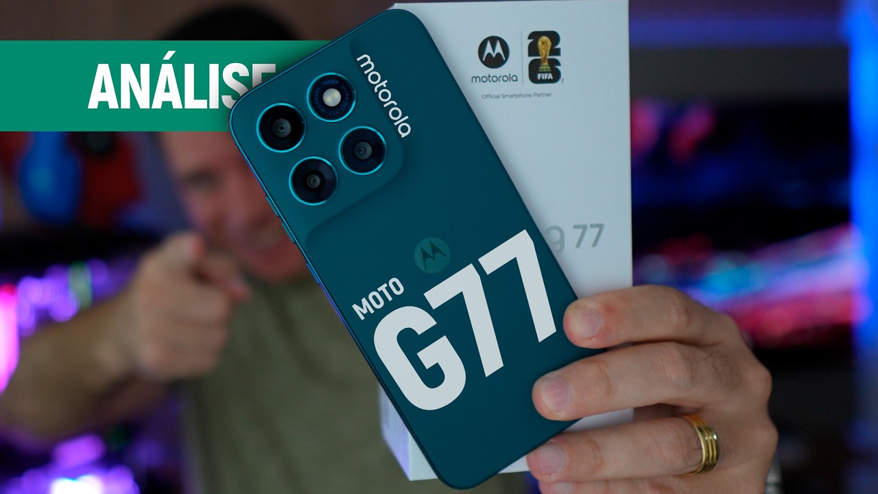Miniatura da avaliação em vídeo de Smartphone Motorola Moto G77 5G 256GB Verde Escuro