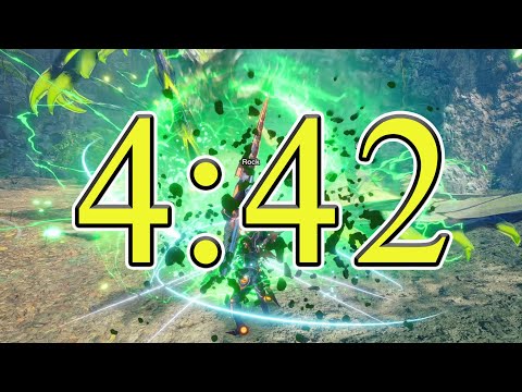 [4:42] MH Rise: Sunbreak | My GREATEST Speedrun Yet! | Astalos Solo with Gunlance (Demo/No Rides)