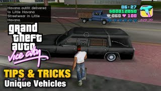 GTA Vice City - Tips & Tricks - Unique Vehicles