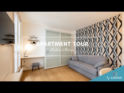 Apartment Tour // Furnished  21.4m2 in Paris – Ref : 10920025