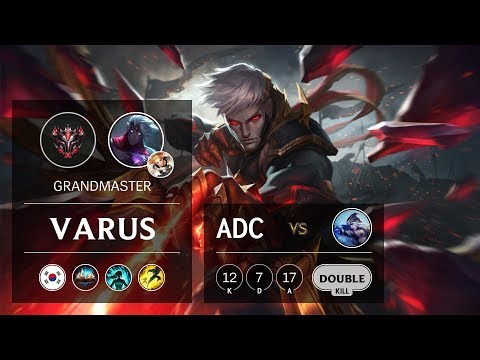 Varus ADC vs Ashe - KR Grandmaster Patch 9.14