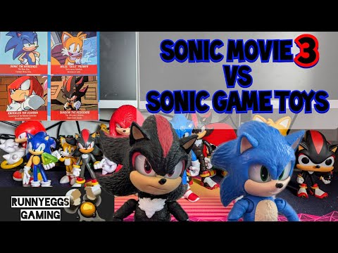 Sonic Movie 3 🍿 VS Sonic Video Game 🎮 Figures (Comics and Funko too!)