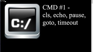Kurs CMD #1 - cls, echo, pause, goto, timeout