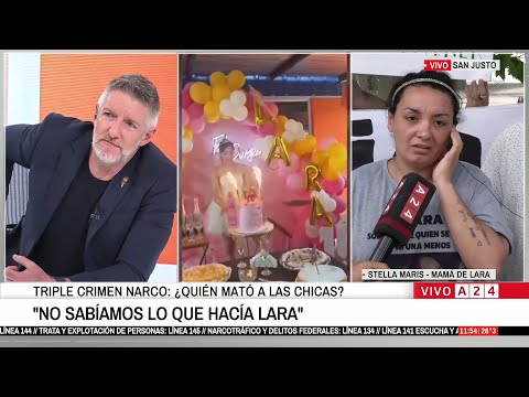 🚨 TRIPLE CRIMEN NARCO: "TODAVÍA ESTÁN BUSCANDO A 3 PRÓFUGOS" - MAMÁ DE LARA