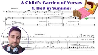 Bed in Summer (from A Child&#39;s Garden of Verses by Jason Mulligan)