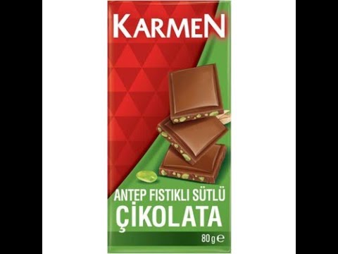 KARMEN ANTEP FISTIKLI SÜTLÜ ÇİKOLATA