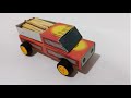 How To Make Matchbox Car At Home Matchbox Truck DIY Matchbox Car