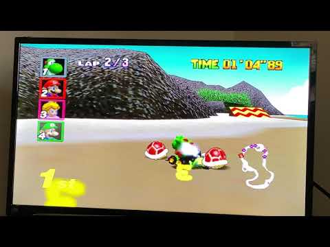 Mario kart 64 ..