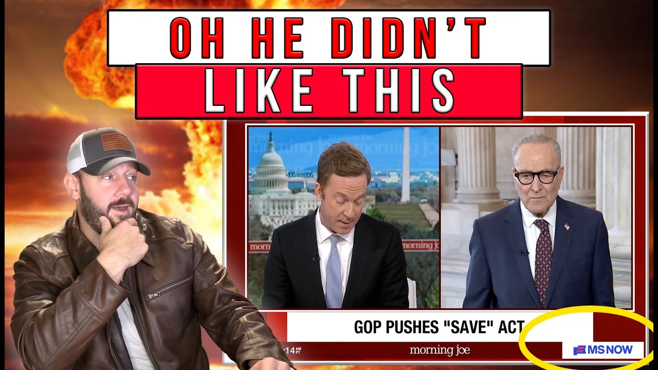 Chuck Schumer Just Made An Absolute A** Of Himself & EVEN MSNOW Can't Help But Call Him Out...