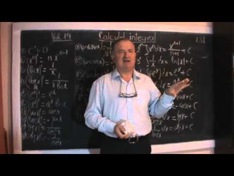 1/4 Lectia 114 - Calculul Integral - Ce este si cum aflam primitiva unei functii ? - Lect 2 - Vol 14