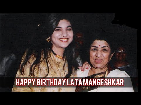Happy Birthday Lata Mangeshkar • A Tribute Paid by Alka Yagnik