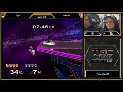 TGCR Pools: Sunflash (Fox) vs Egsid (Marth)