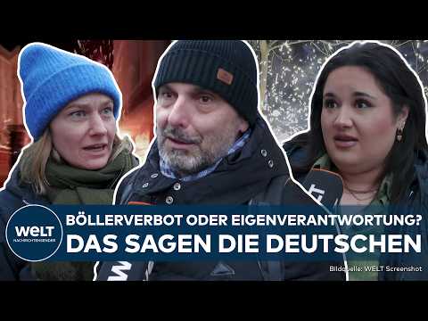 IHRE STIMME: Nach Silvester-Exzessen! Berlin diskutiert über Böllerverbot! Das sagen die Deutschen