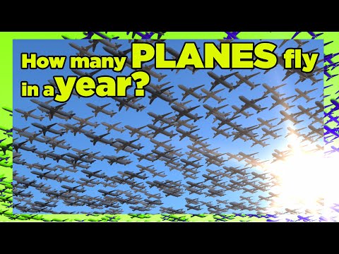 How many planes fly in a year