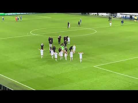 PAOK Fans in Gent ( The Ende of Game ) 1-2