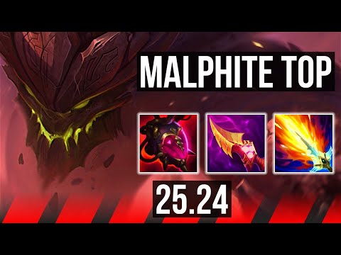 MALPHITE vs JAX (TOP) | First Strike, Perfect KDA: 10/0/3 | KR Master | 25.24