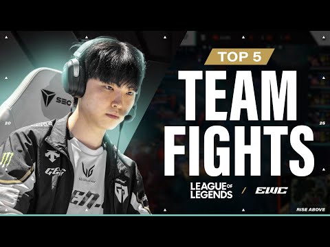 League of Legends' BEST TEAMFIGHTS at EWC25