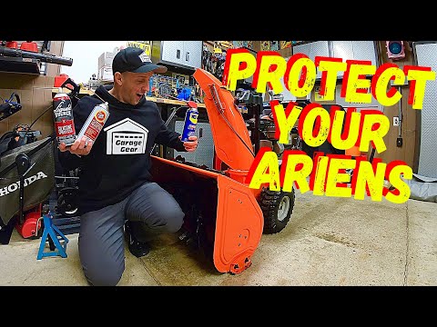 HOW TO CLEAN, SHINE AND PROTECT AN ARIENS SNOWBLOWER