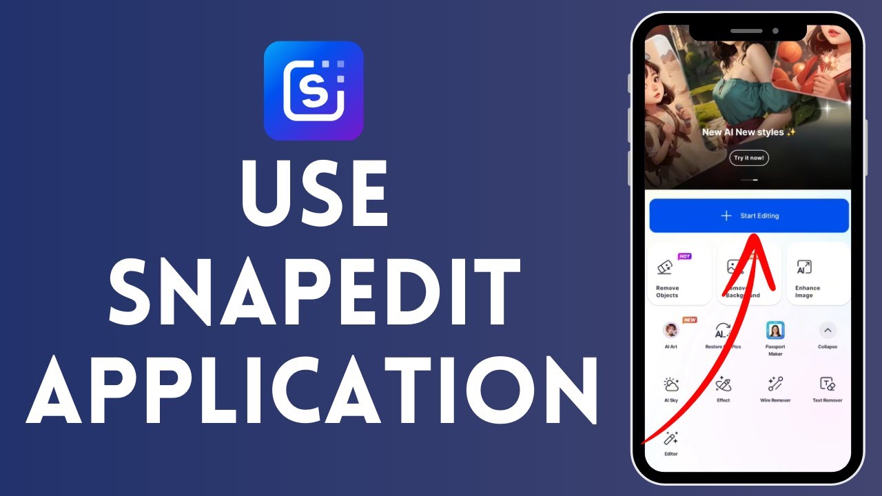 How to Use Snapedit App (2024) | SnapEdit Tutorial