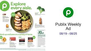 Publix Weekly Ad 08/19 - 08/25