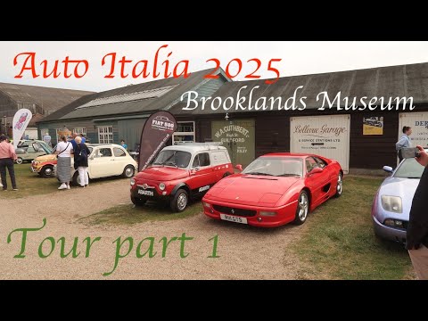 Auto Italia 2025 at Brooklands Museum (Tour part 1)