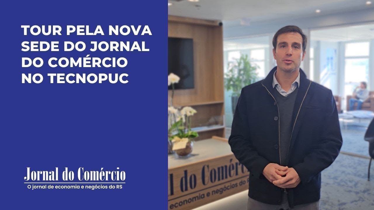 Tour pela nova sede do Jornal do Comércio no Tecnopuc