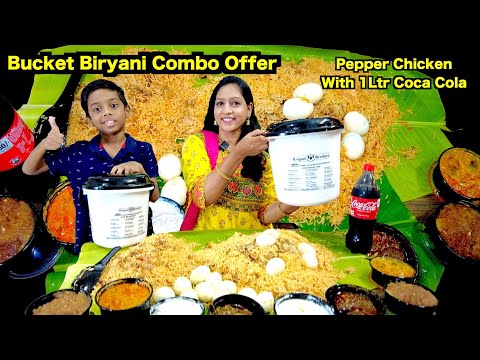 Bucket Biryani Combo Offer | Food Vlogs | Akila Kannan Vlogs - Biriyani Brothers Velachery Chennai