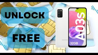 How to unlock Samsung Galaxy A03s Boost Mobile, Sprint Mobile, Verizon