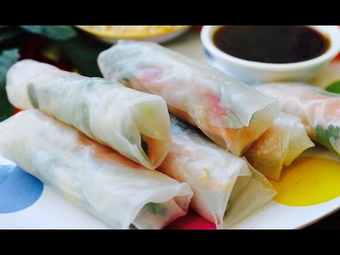 Easy recipe: How to make Vietnamese rice paper rolls