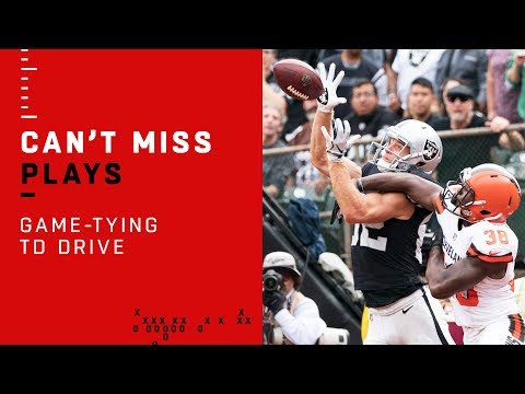 Raiders Game-Tying TD Drive vs. Browns, Sends the Game to OT