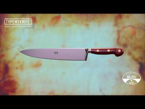 Coltellerie Berti Collezione Cucina Pro Kochmesser Plexiglass Rosso 20 cm